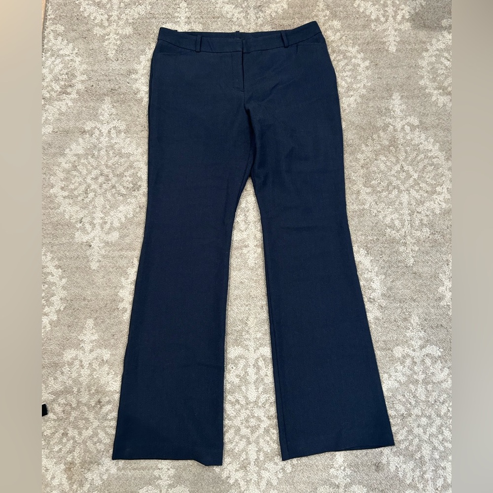 Worthington Navy Modern Fit Dress Pants/Trousers Size 14 Tall